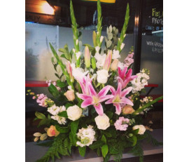 FM045-pink lili garden!